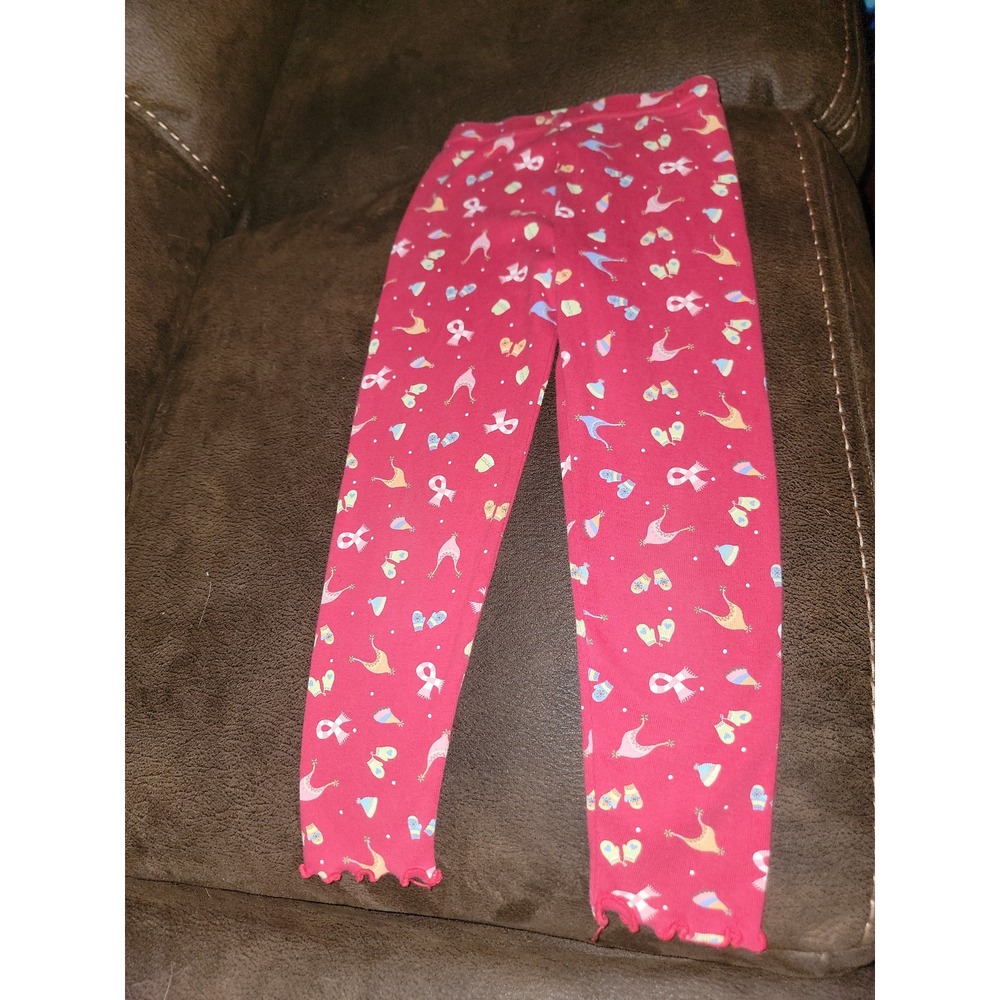 Vintage gymboree sugar‎ and spice red holiday Christmas leggings size 4
